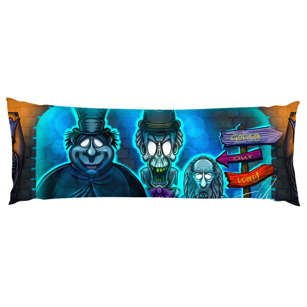 Going our way Body Pillows by Topher Adam