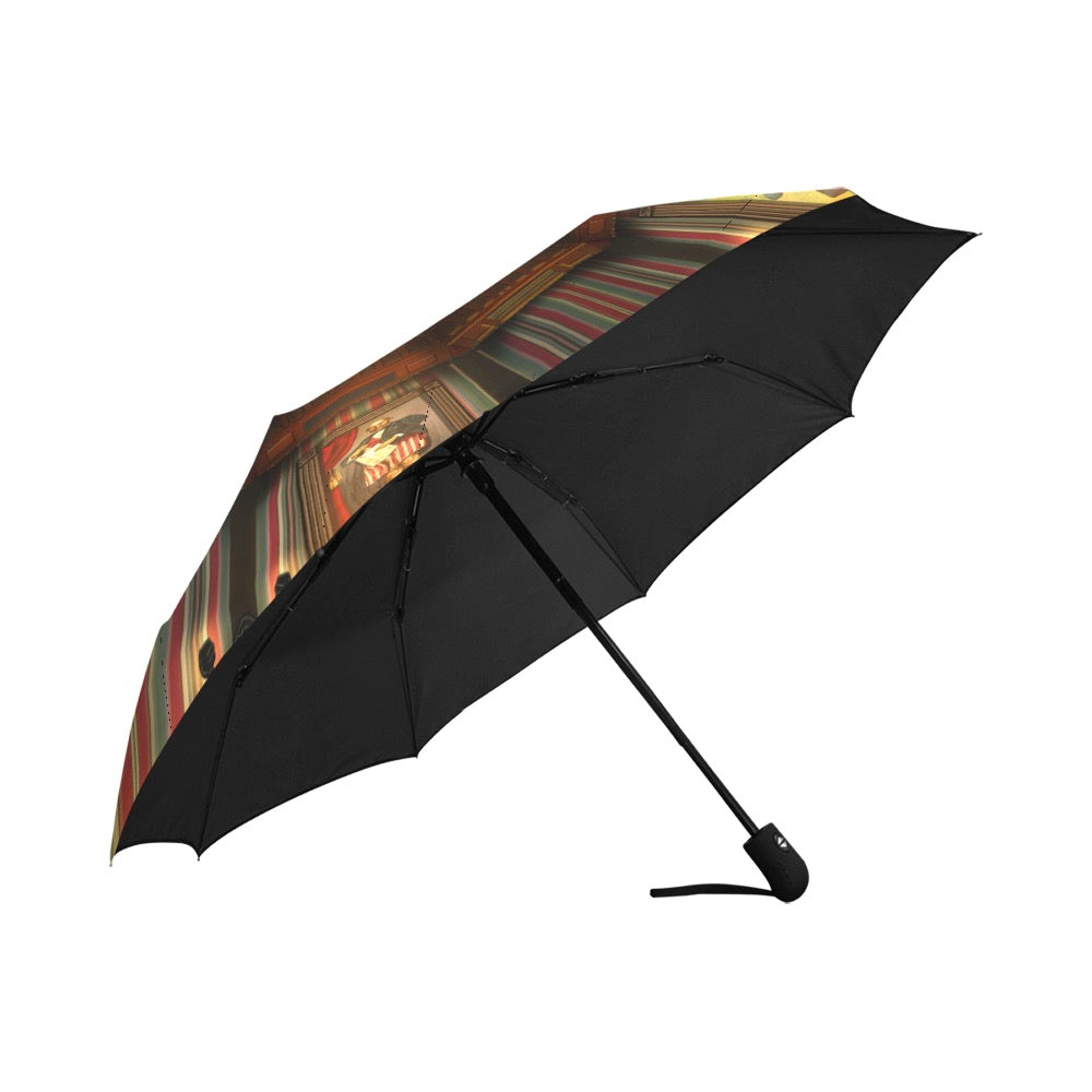 Stretching Portrait Gallery Anti-UV Auto-Foldable Umbrella (U09)