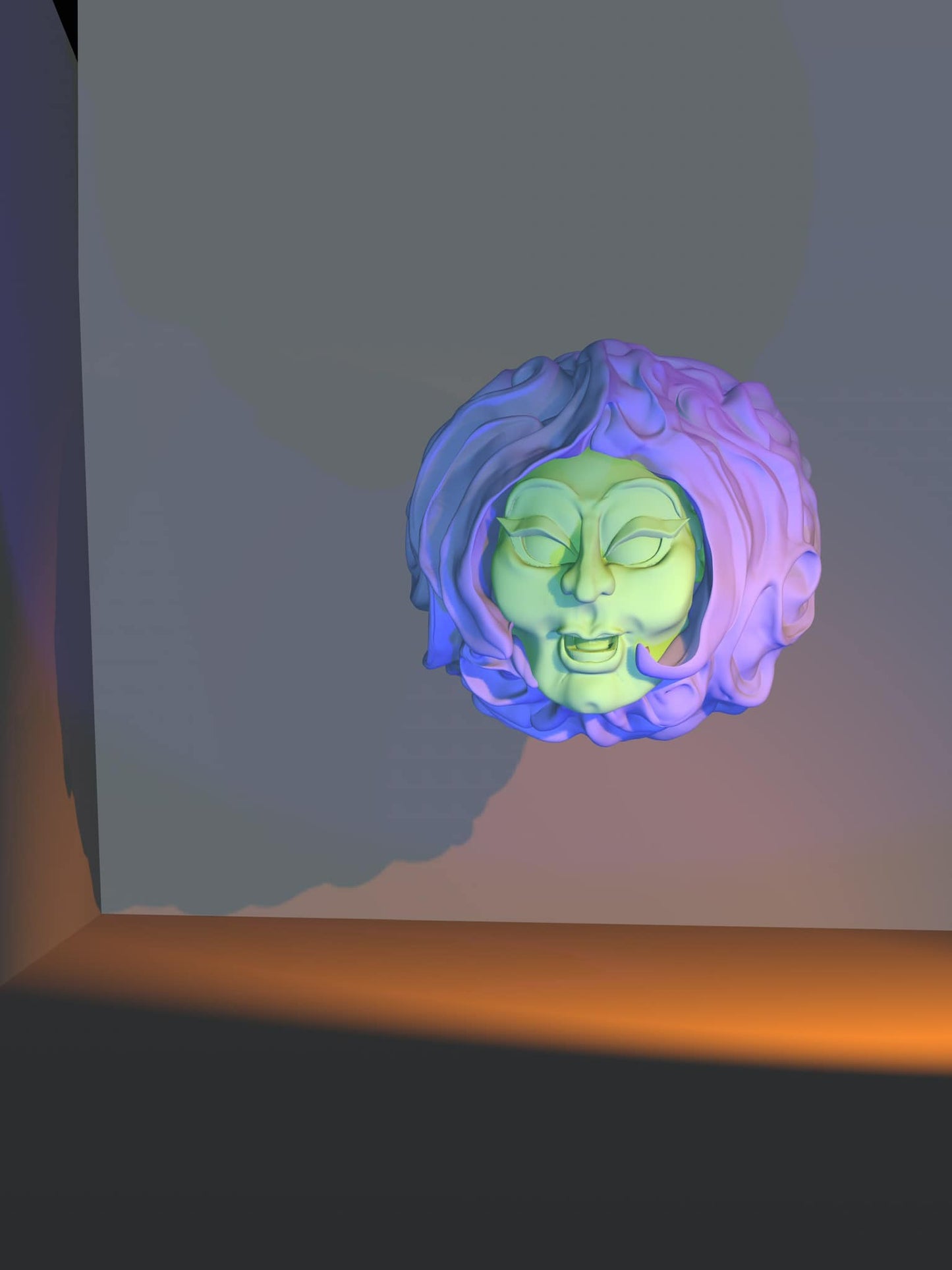 Leota 3D STL ornament file by Topher Adam