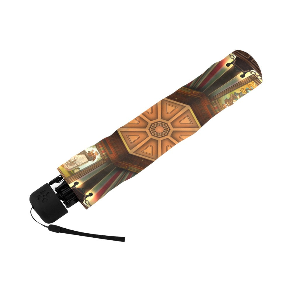 Stretching Portrait Gallery Anti-UV Foldable Umbrella (Underside Printing) (U07)