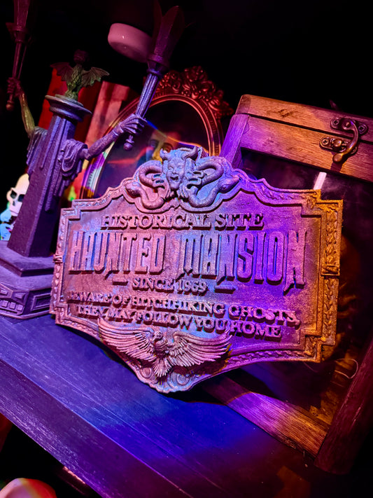 Historic Haunted Mansion plaque