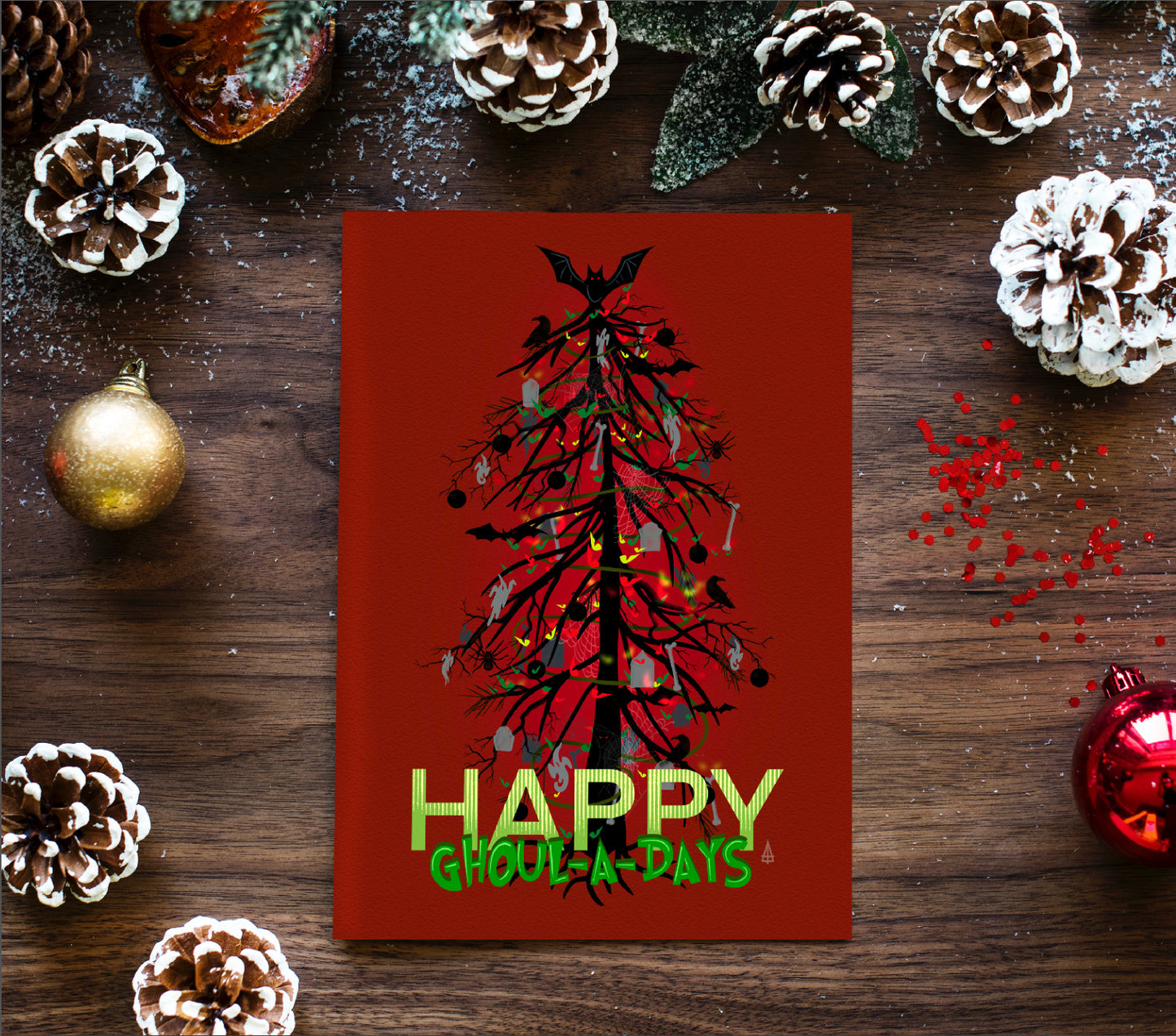 Happy Ghoul-A-Day by Topher Adam 2023 holiday cards