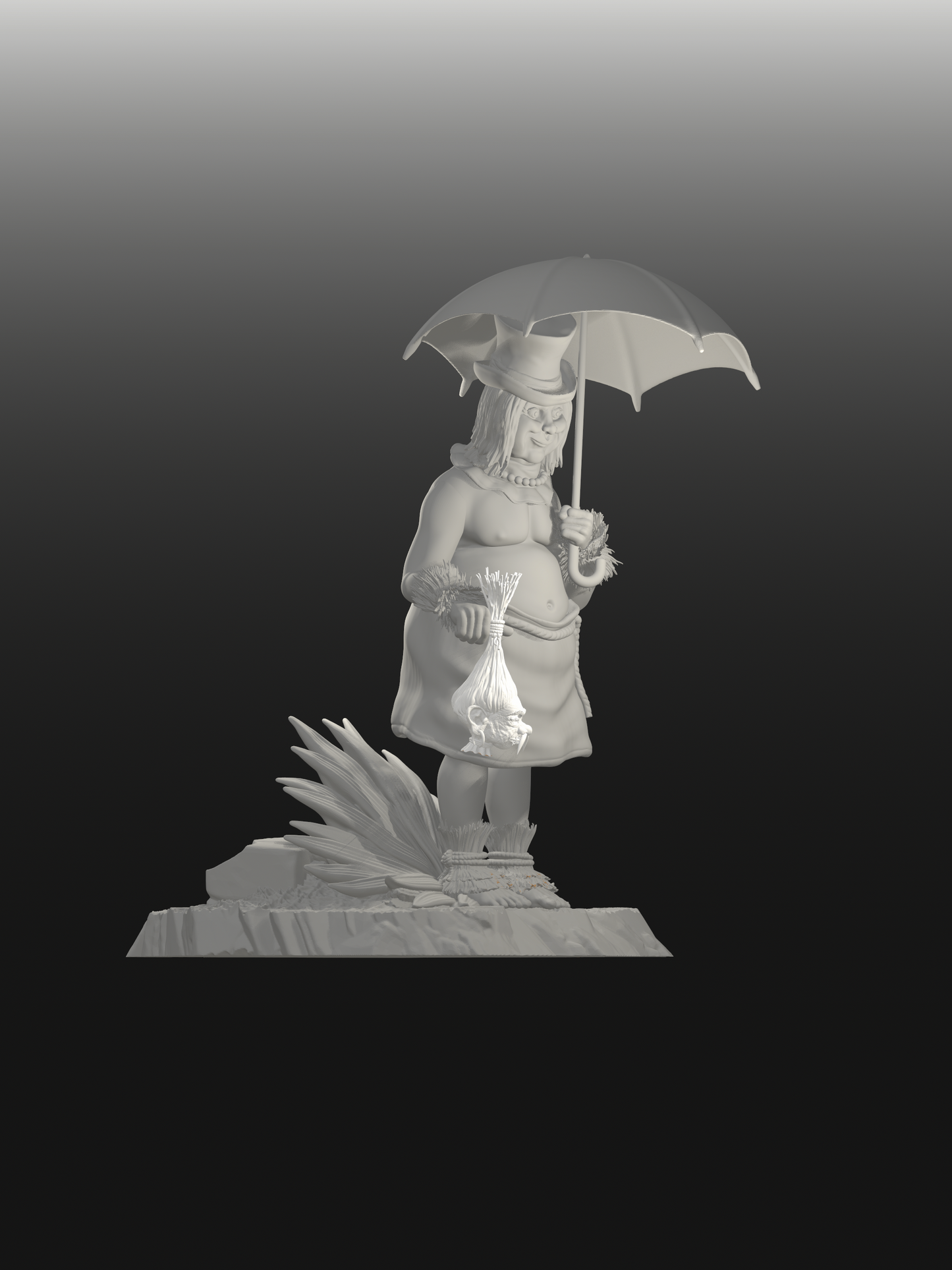 Bring Back a Legend – Trader Sam 3D Print STL | Jungle Cruise Tribute Sculpture