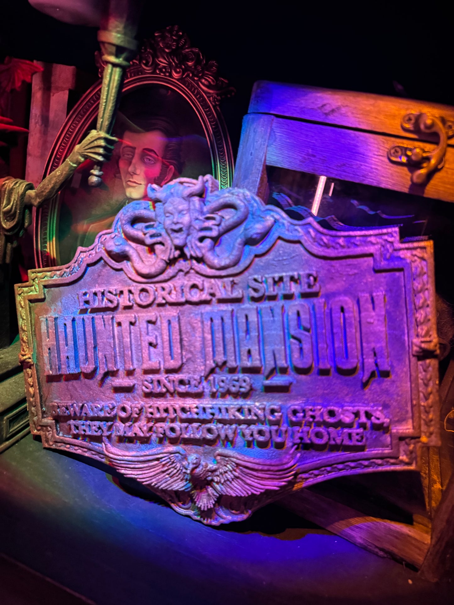 Historic Haunted Mansion plaque