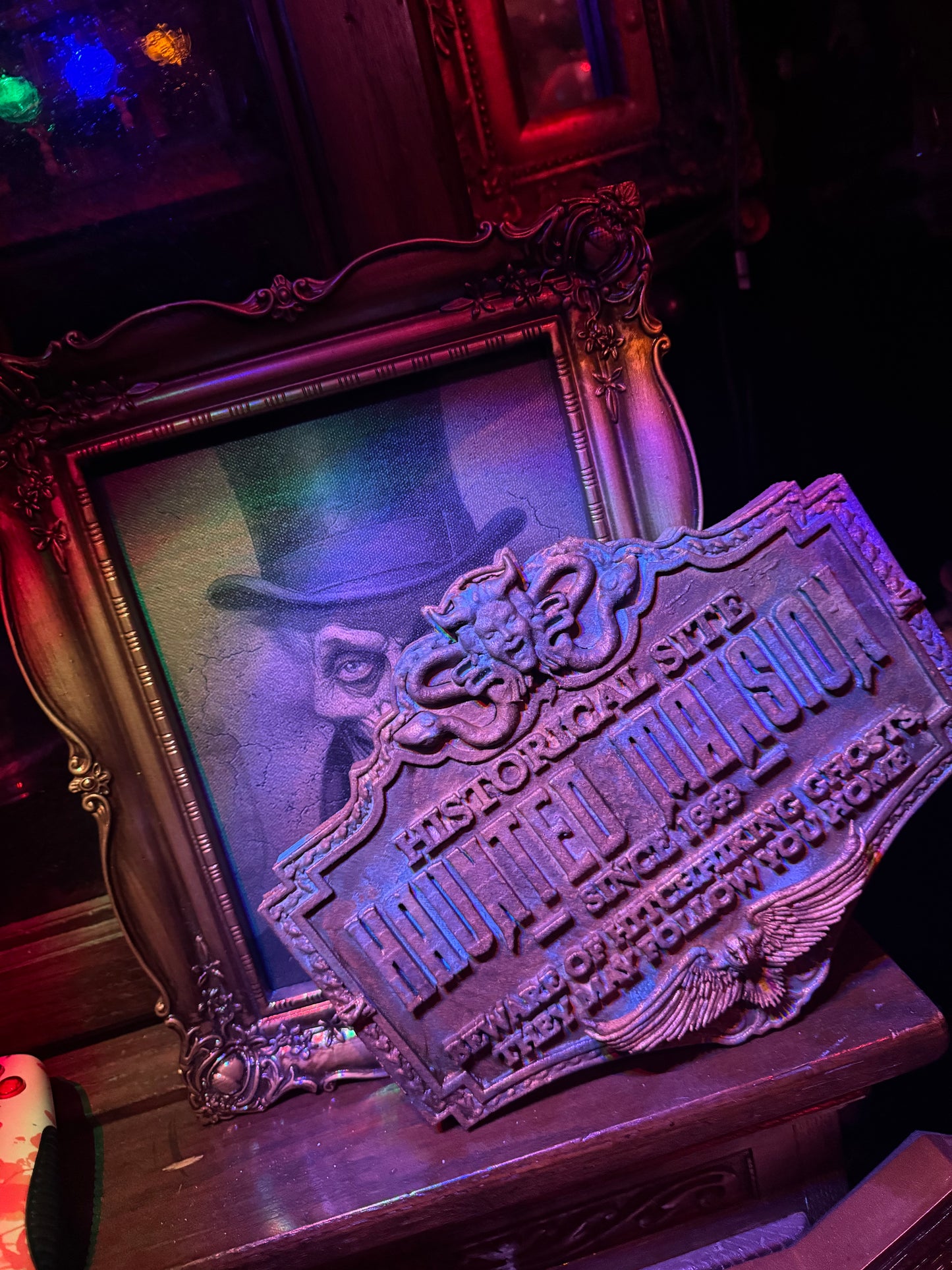 Historic Haunted Mansion plaque