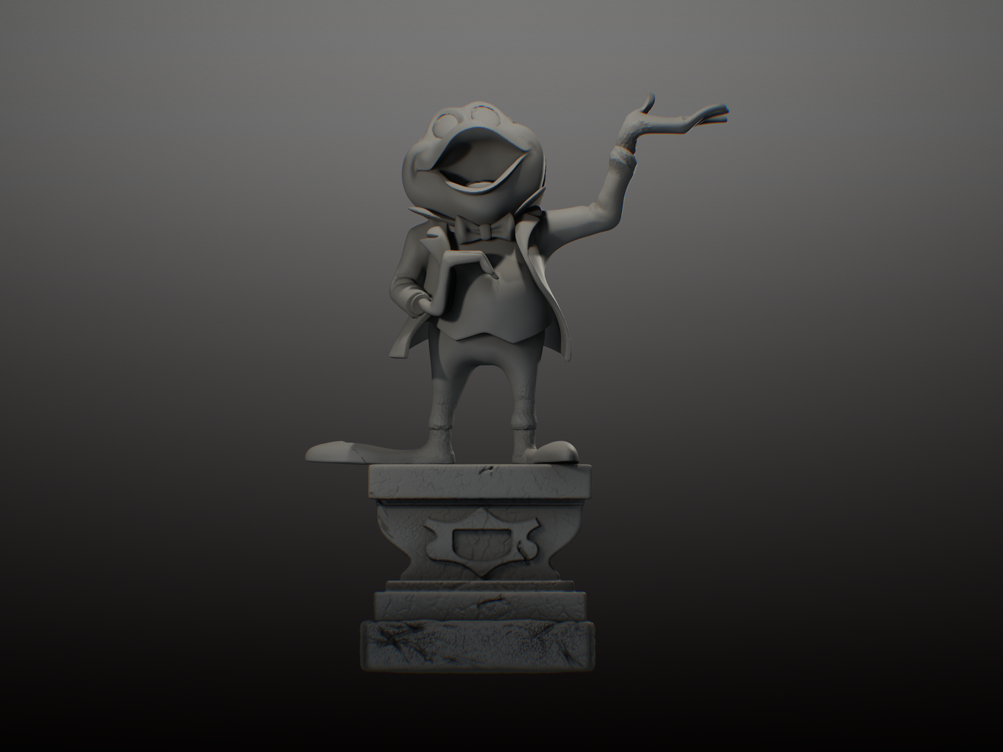 Mr Toad sculpture