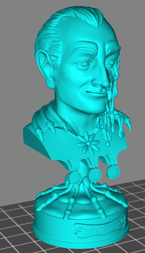 Haunted Mansion Treasure Bust 3D STL file