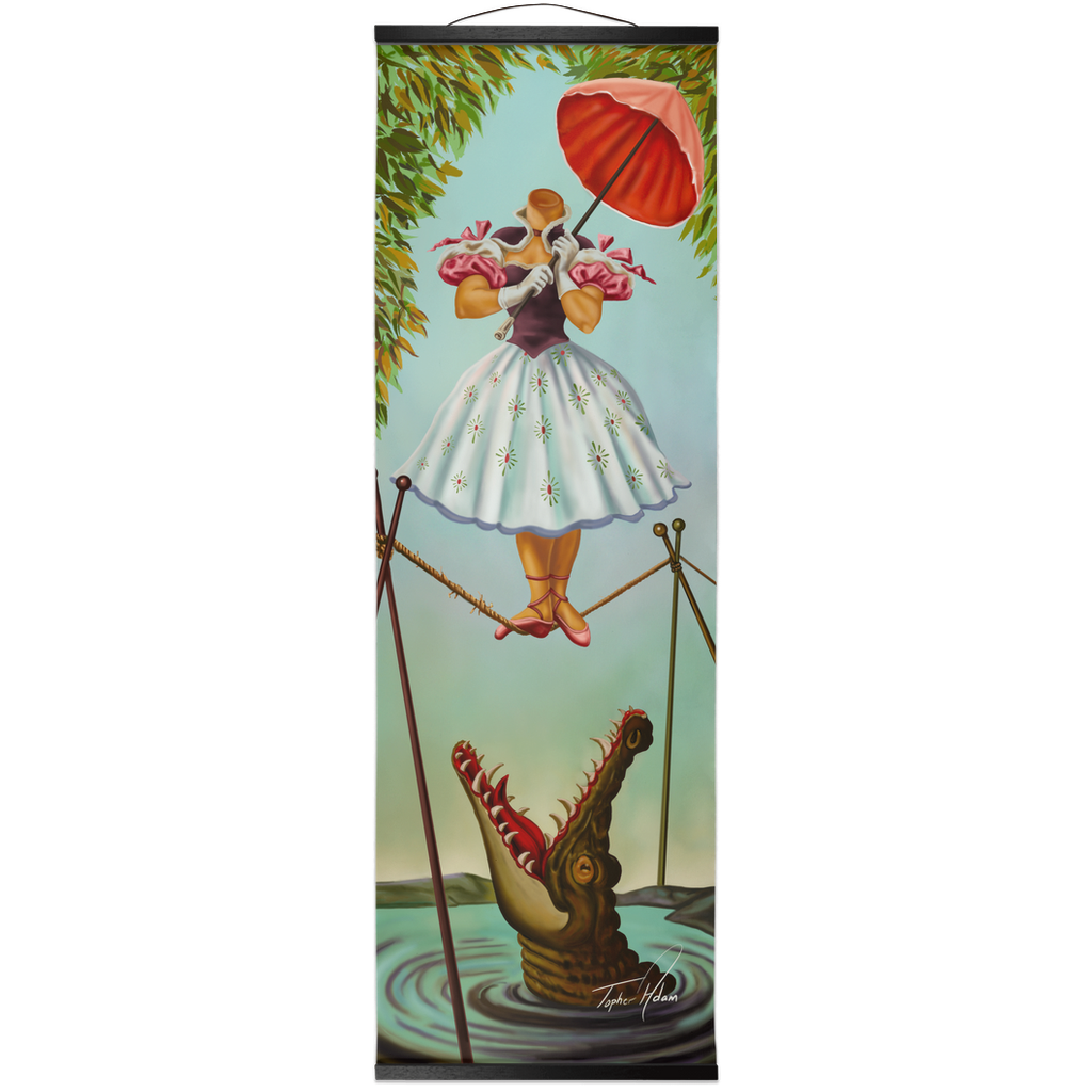 Headless lilly - Hanging Canvas Prints by Topher Adam