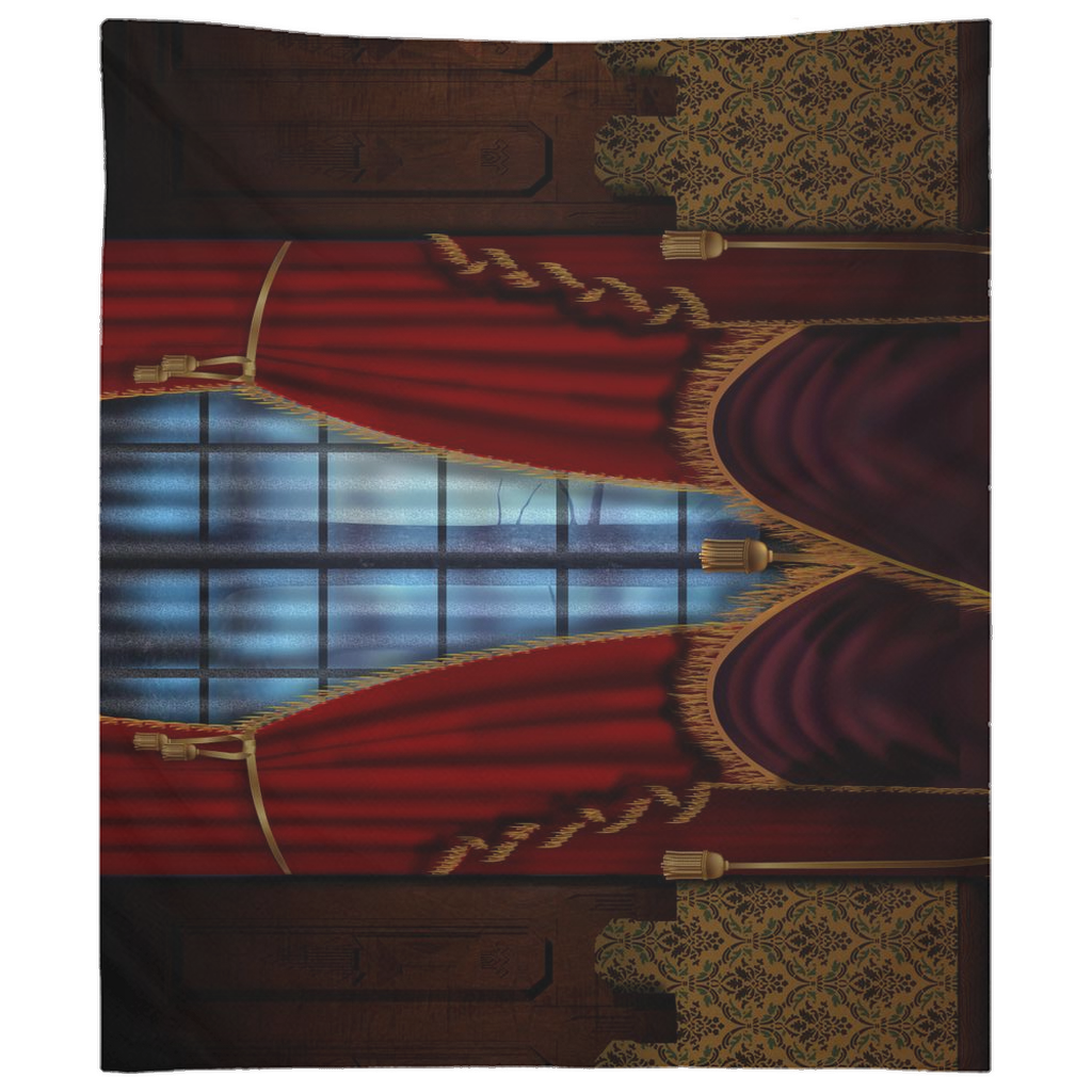 Haunted Mansion Gallery Topher Adam backdrop