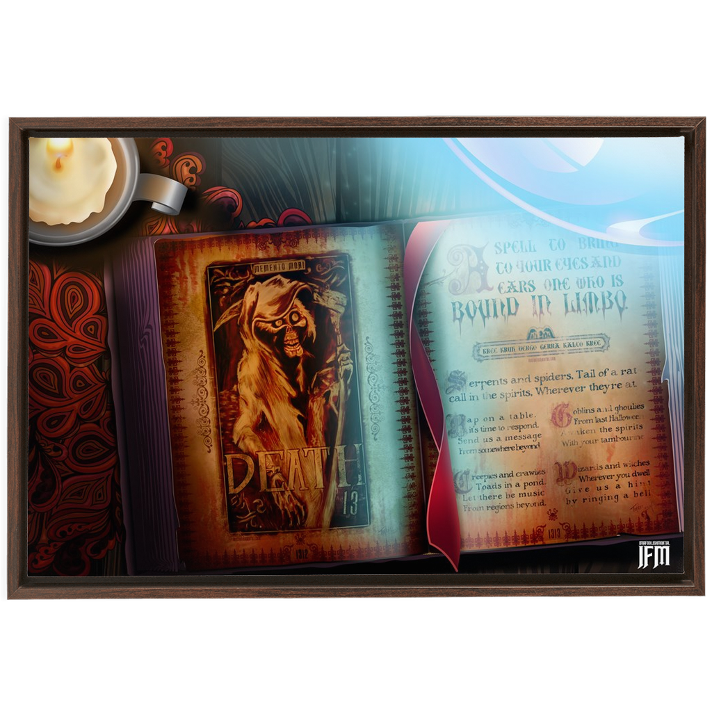 The Night of the Spell by Topher Adam Framed Canvas Wraps