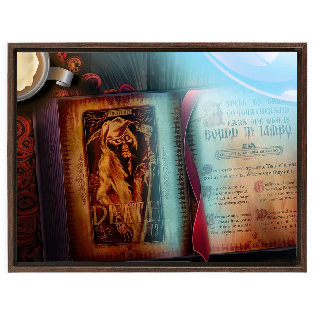 The Night of the Spell by Topher Adam Framed Canvas Wraps