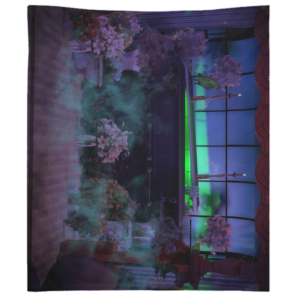 Haunted Mansion Conservatory by Topher Adam Backdrops