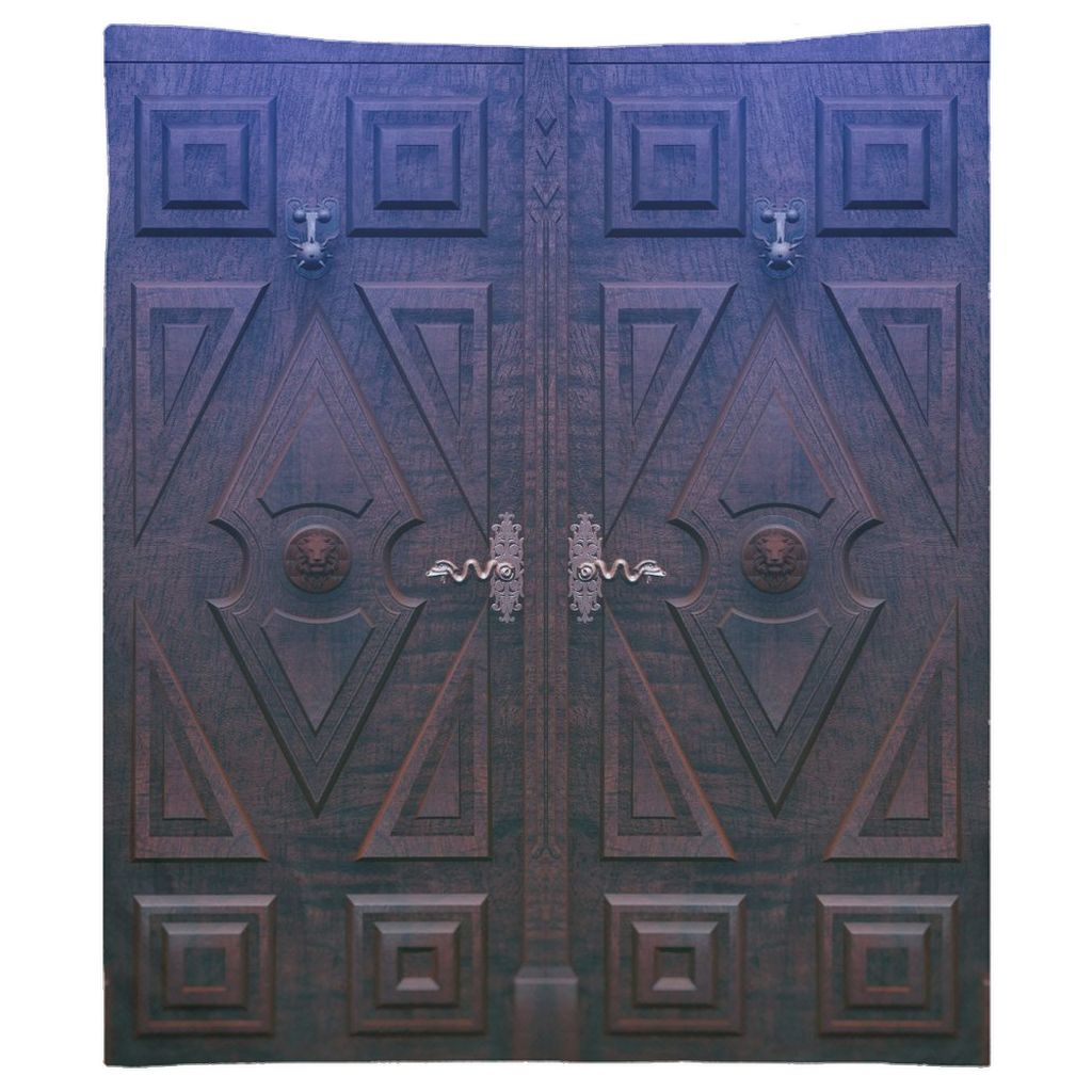 Haunted Mansion Door Coverup Backdrops