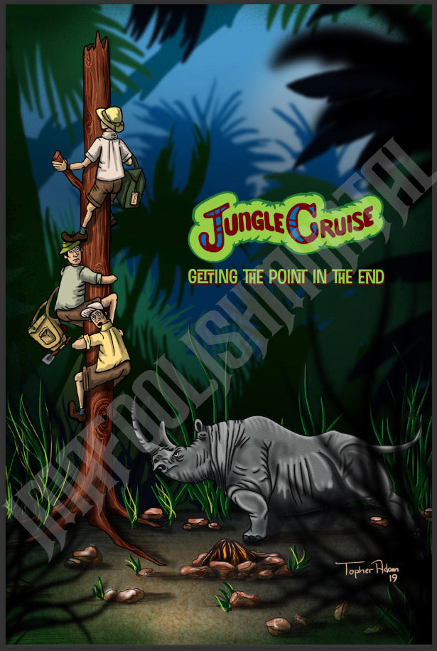 Getting The Point in the end by Topher Adam 2019 Canvas Posters