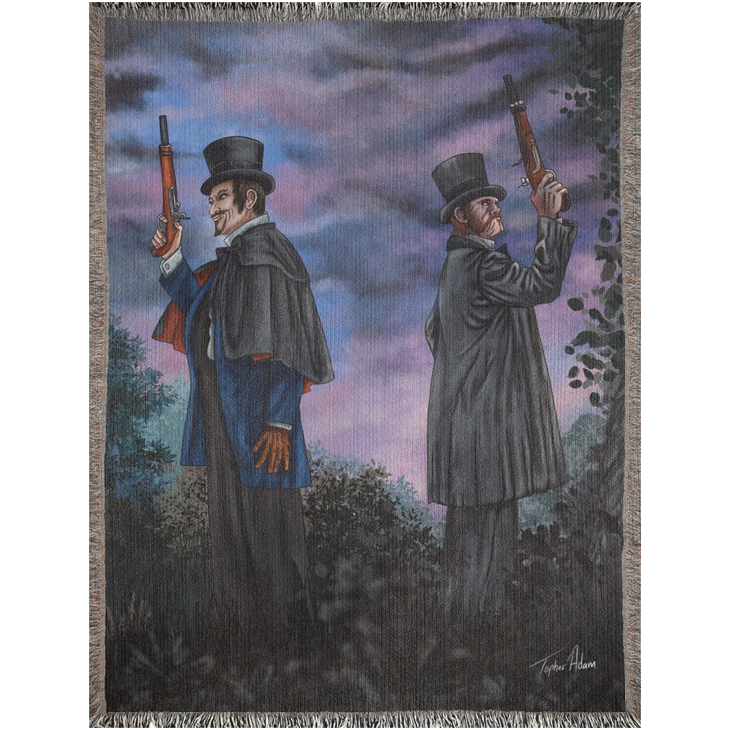 The Duel, illustrated by Topher Adam Woven Blankets
