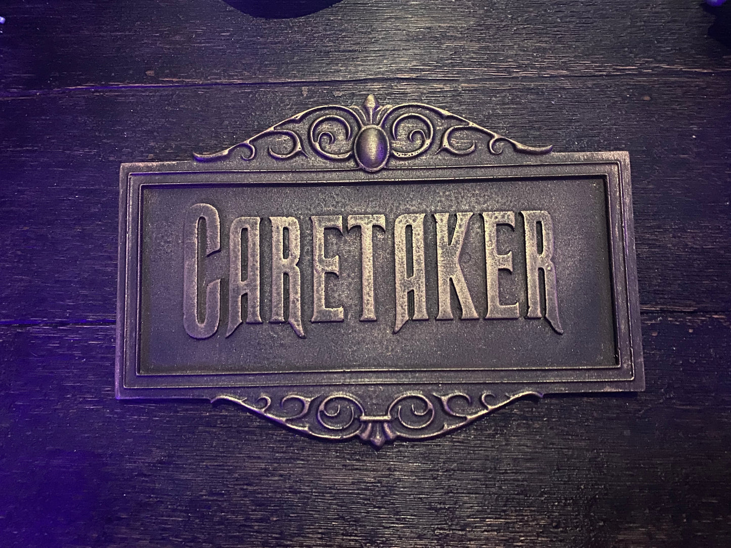 Caretaker - Plaque