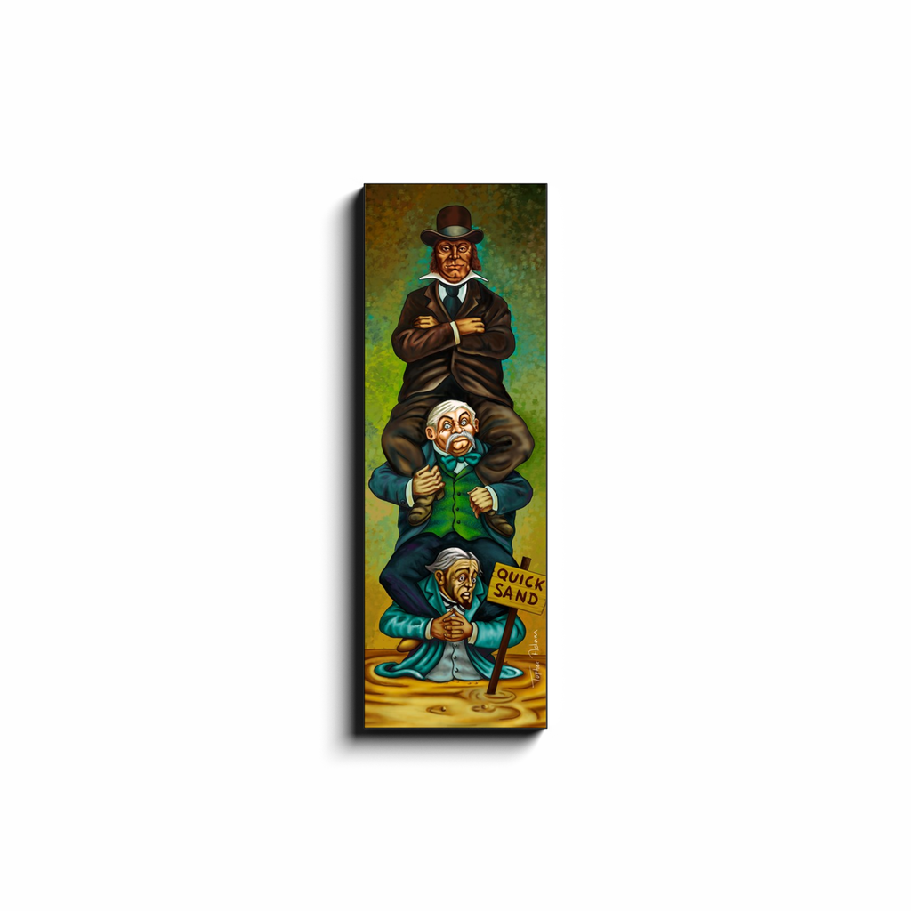 Quicksand Canvas Wraps illustrated by Topher Adam