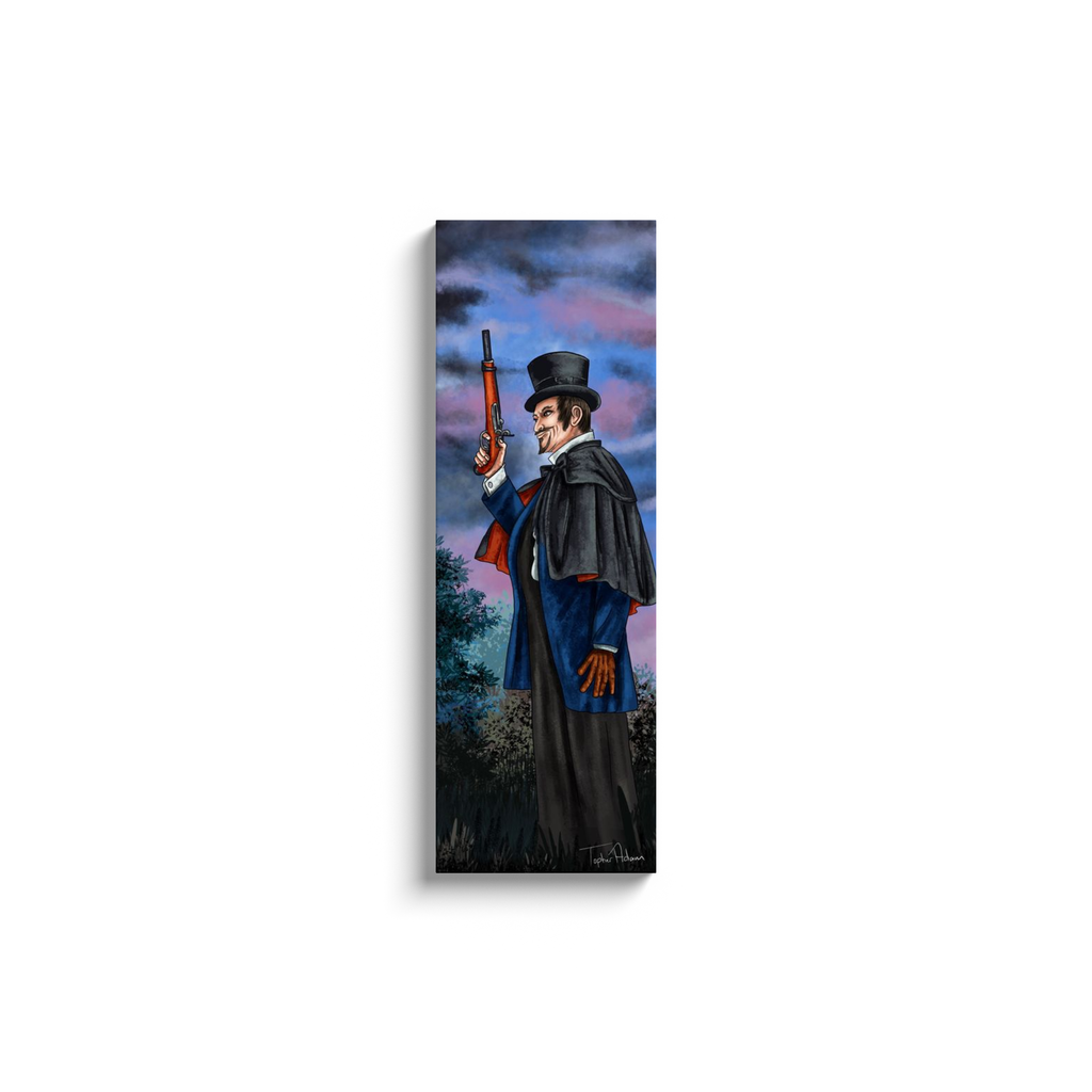 The Duel, (left) replica illustrated by Topher Adam Canvas Wraps