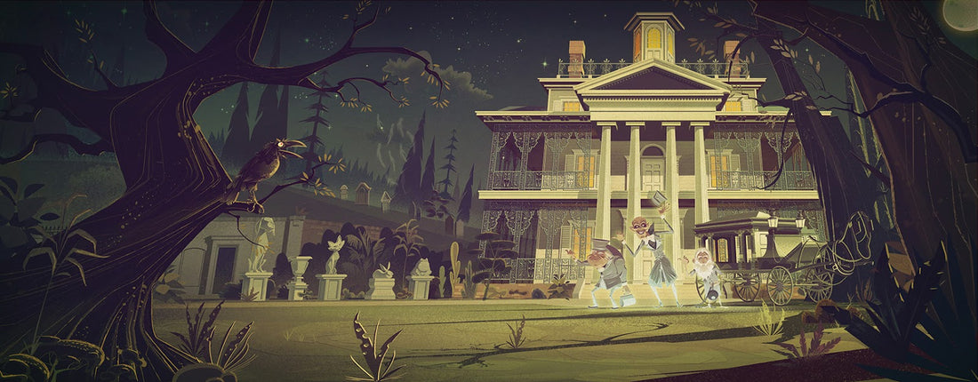 Haunted Mansion (Disneyland) Illustrations by Jame Gilleard