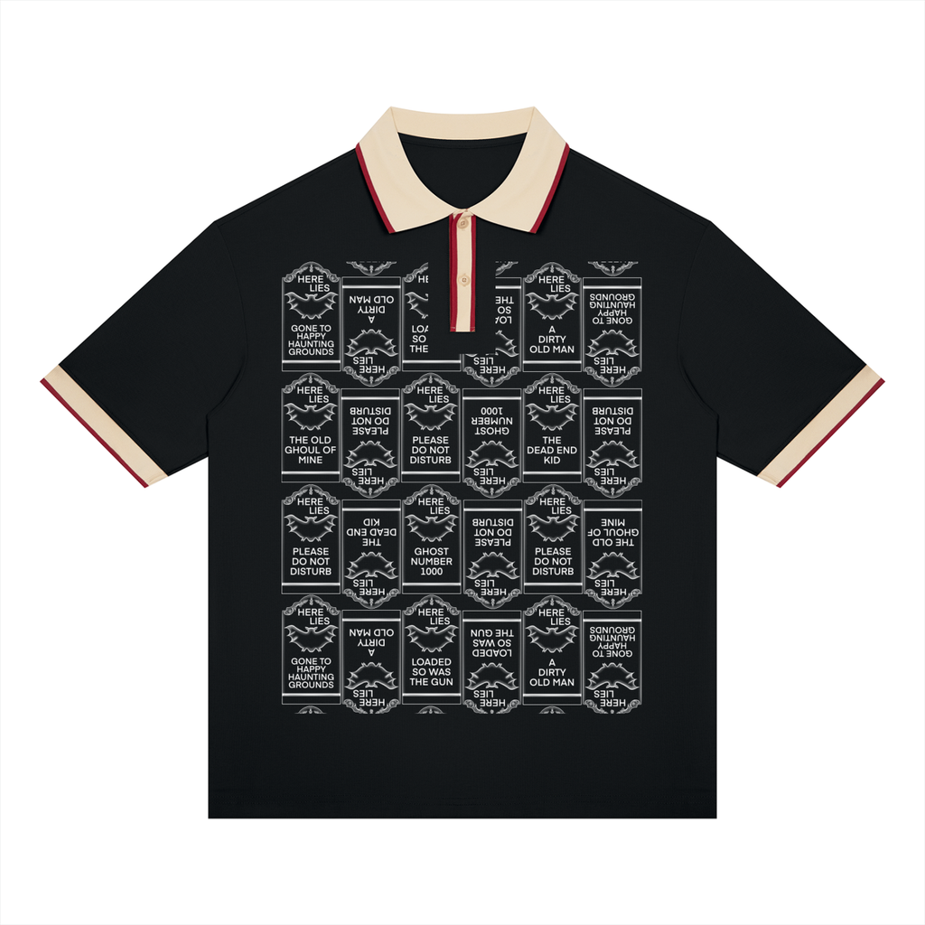 Unisex Color Block Polo Shirt
