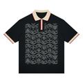 Unisex Color Block Polo Shirt