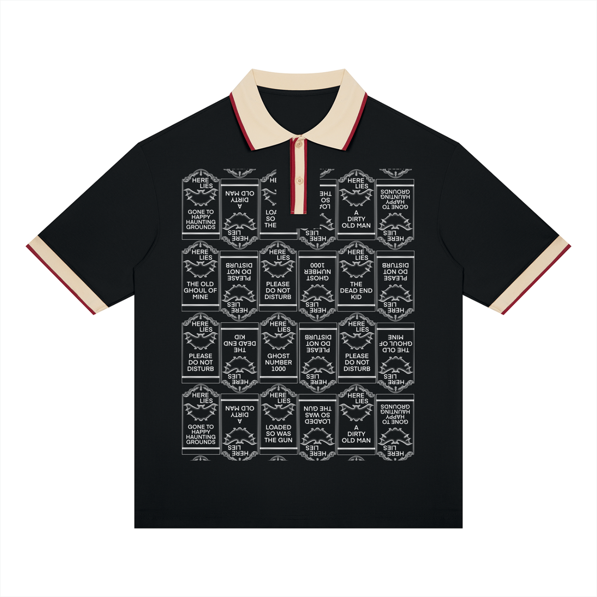 Unisex Color Block Polo Shirt