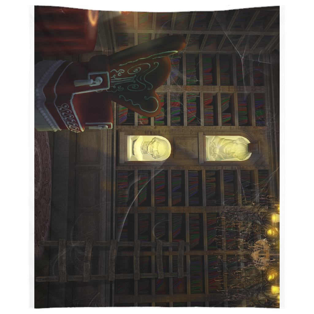 The Haunted Library Topher Adam Backdrops