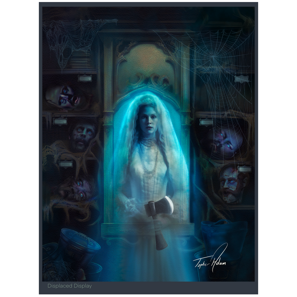 Displaced display by Topher Adam  Canvas Posters