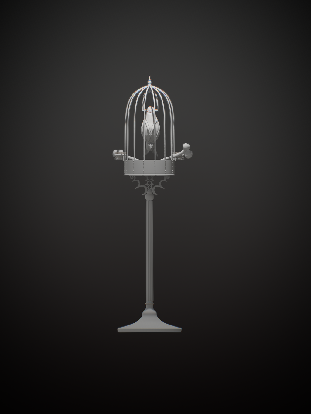 Haunted Mansion pet bat - STL download