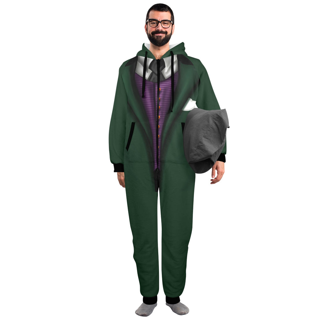 Butler Unisex One-Piece Zip Up Hooded Pajamas