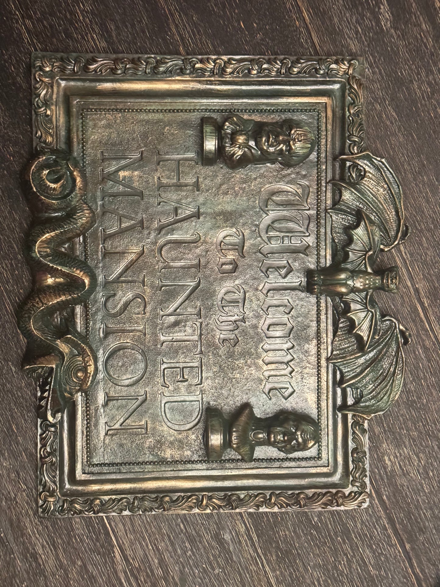 Welcome to the Haunted Mansion plaque