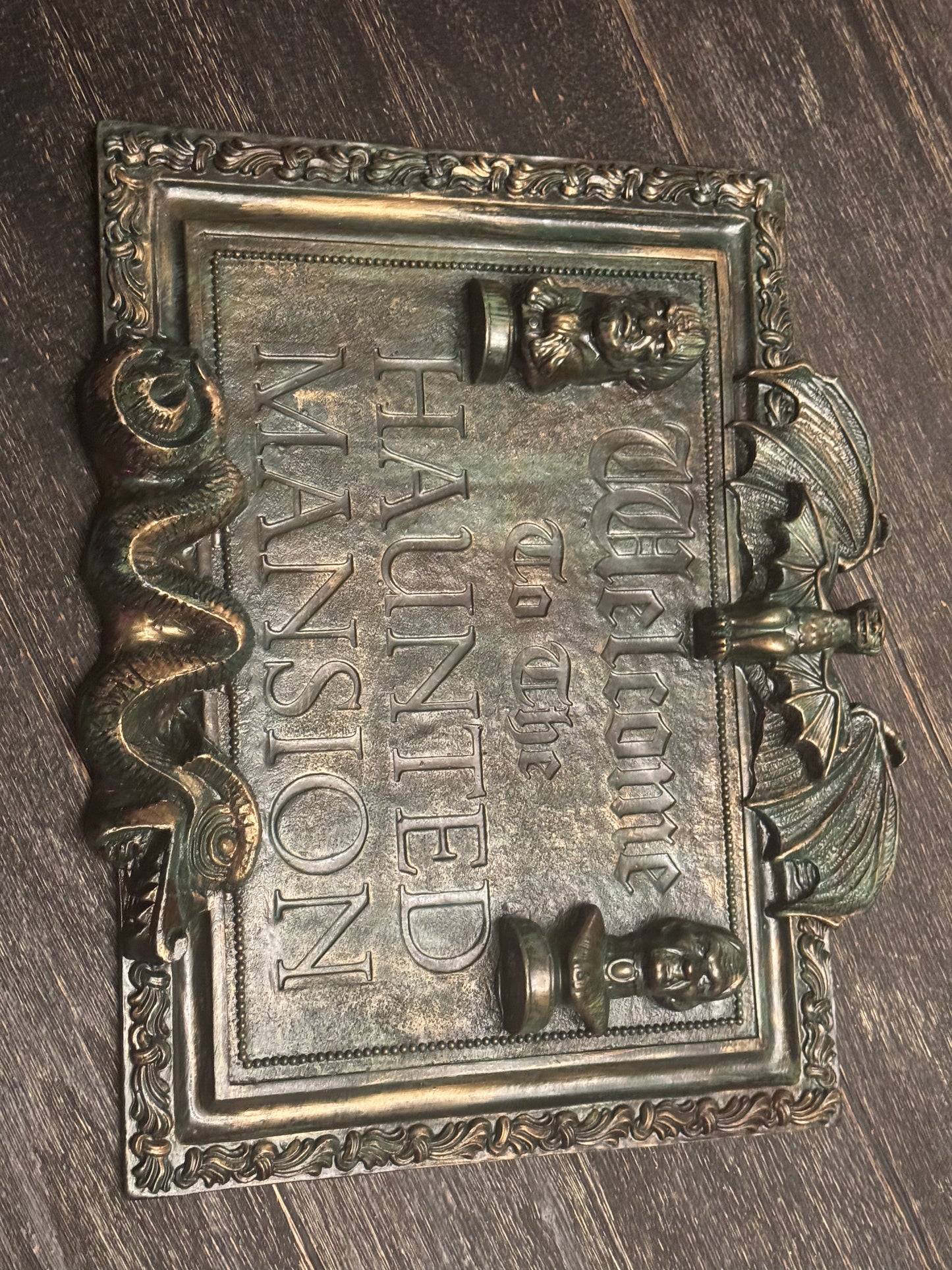 Welcome to the Haunted Mansion plaque