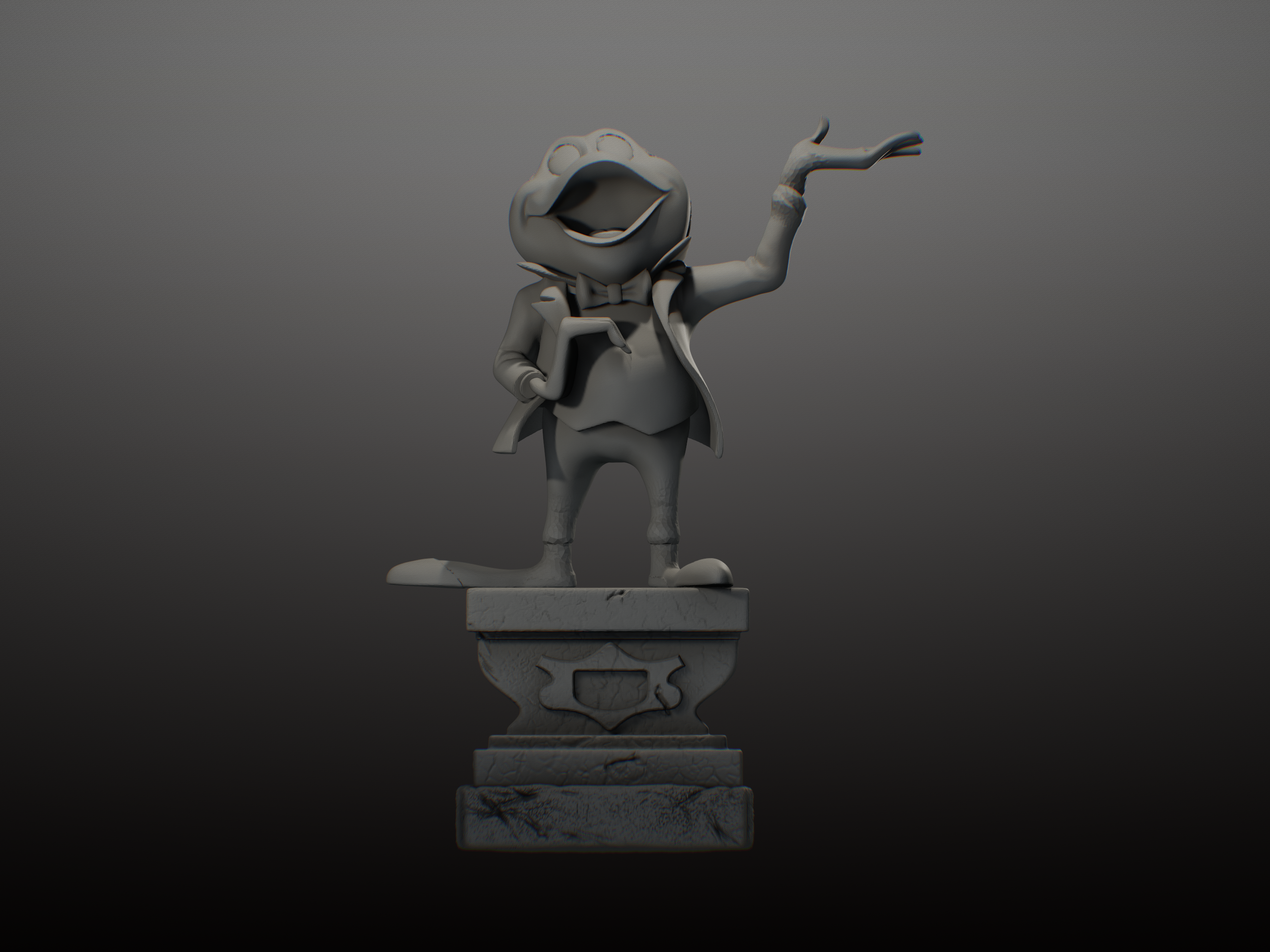 Mr Toad sculpture