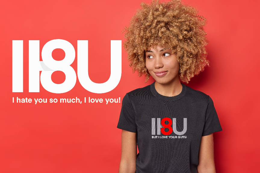 IH8U branded tshirt