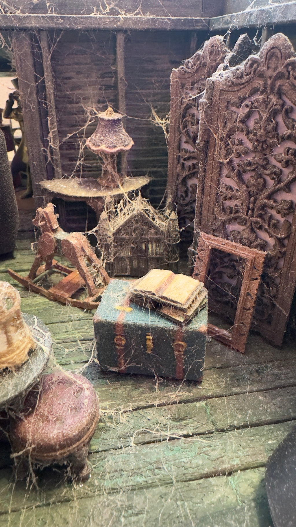 Brides Attic scene with buggies