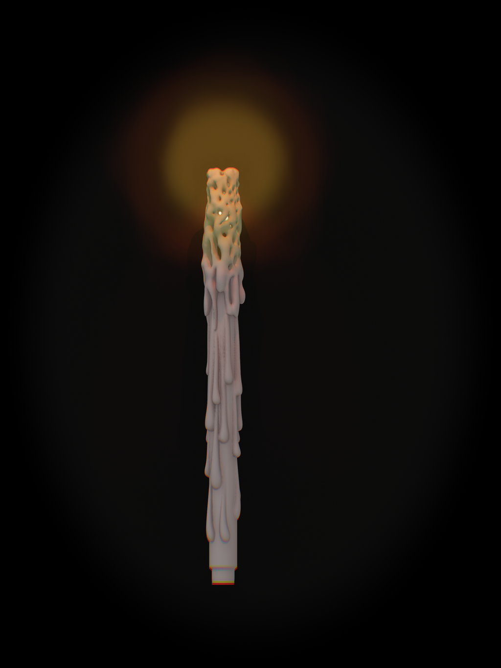 When candle lights Flicker