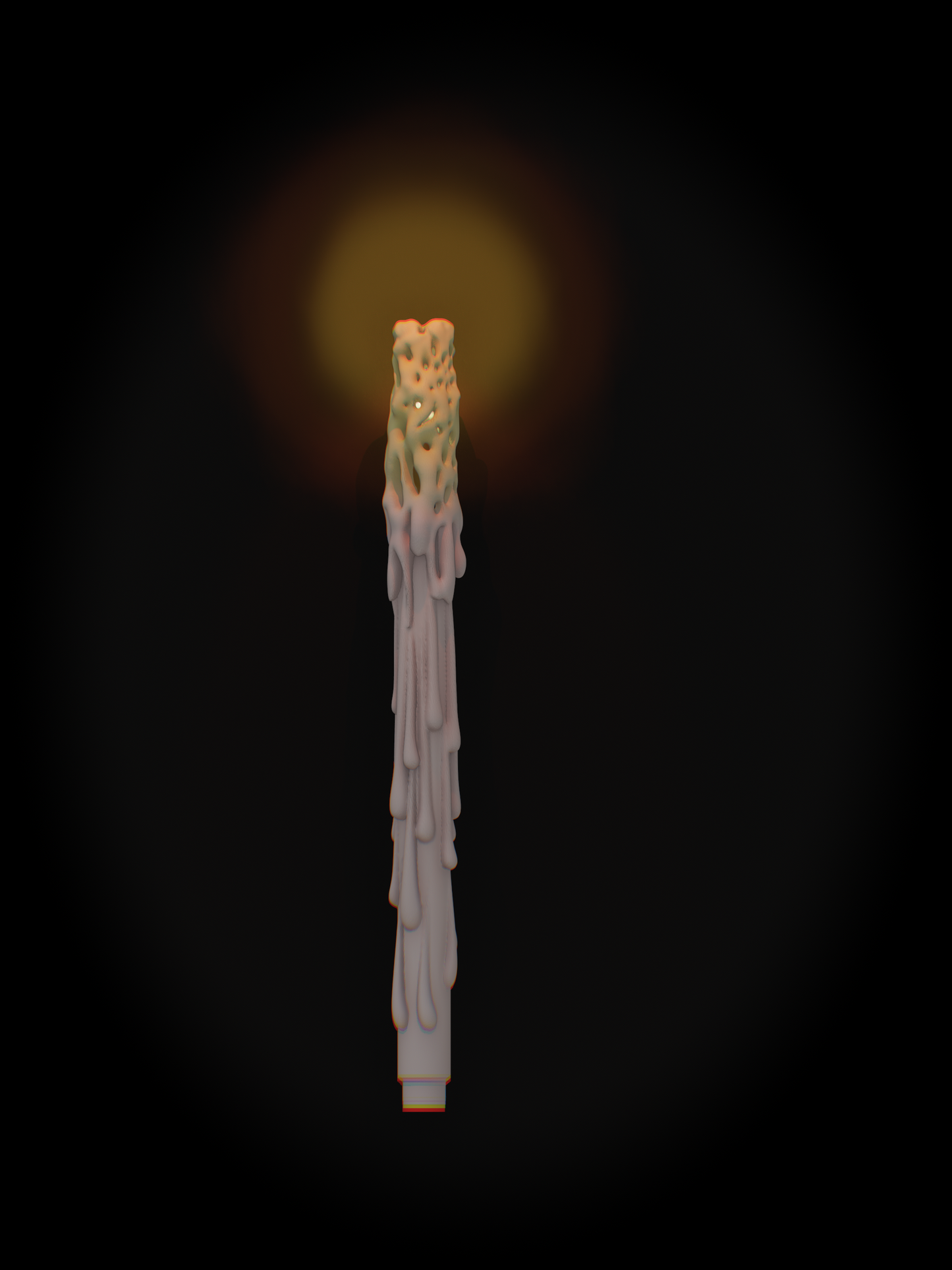 When candle lights Flicker