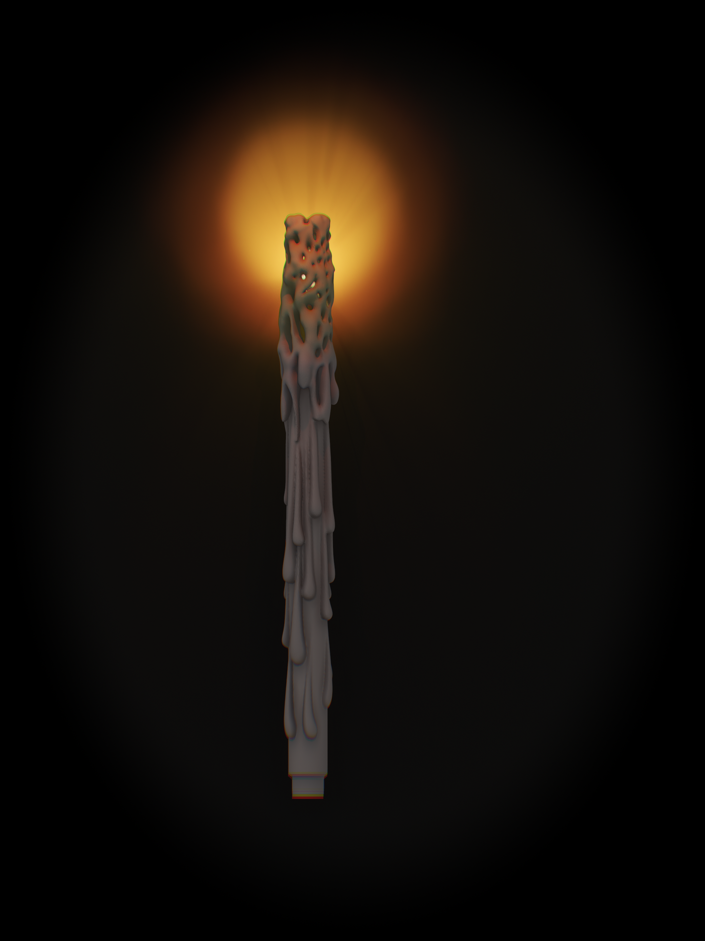 When candle lights Flicker