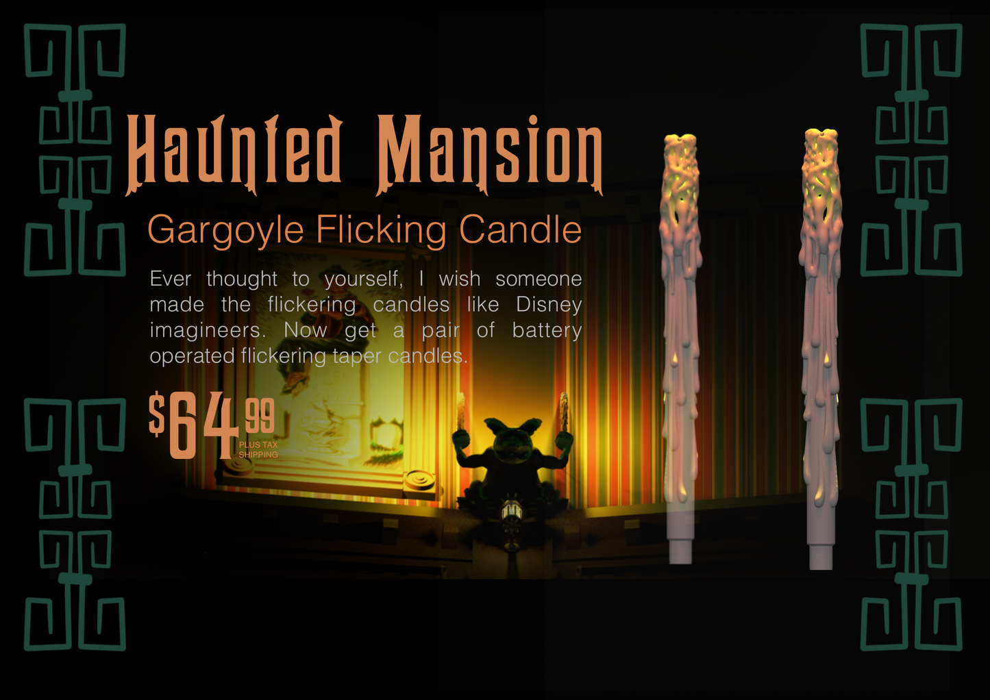 When candle lights Flicker