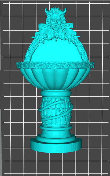 Tokyo  Haunted Mansion Fountain 3D STL file