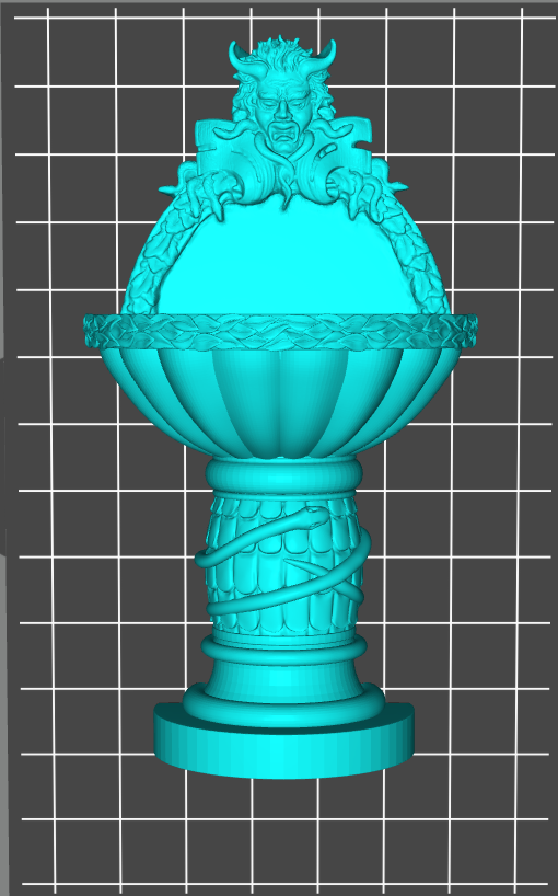 Tokyo  Haunted Mansion Fountain 3D STL file