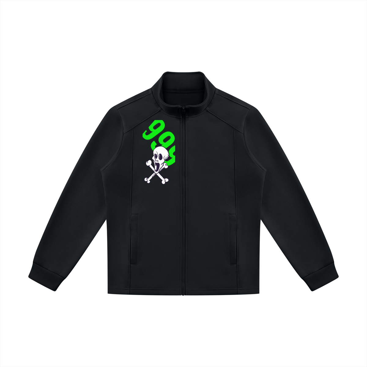 Unisex Stand Collar Track Jacket