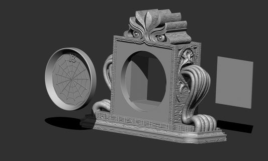 Haunted Mansion Treasure Clock 3D STL file
