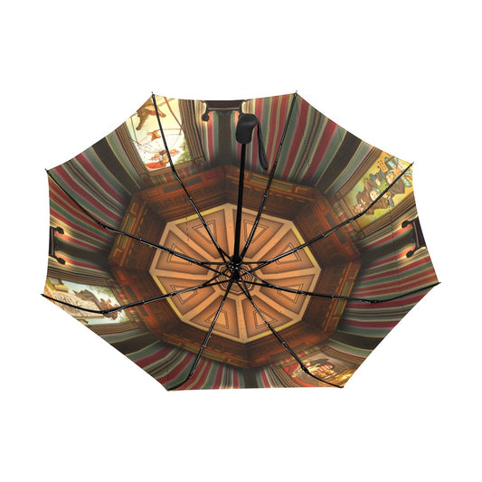 Stretching Portrait Gallery Anti-UV Auto-Foldable Umbrella (Underside Printing) (U06)