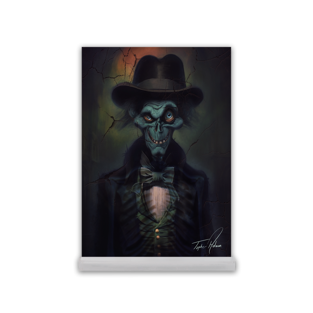 Ezra a Hitching Ghost Acrylic Desk Print by Topher Adam