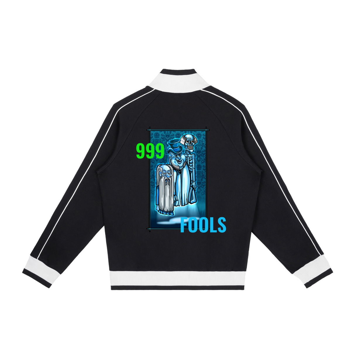 Color Block Raglan Sleeve Zip Track Jacket