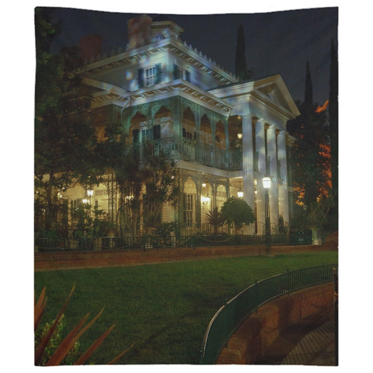 The Haunted Mansion photo at night by Topher Adam Backdrops  (Copy)