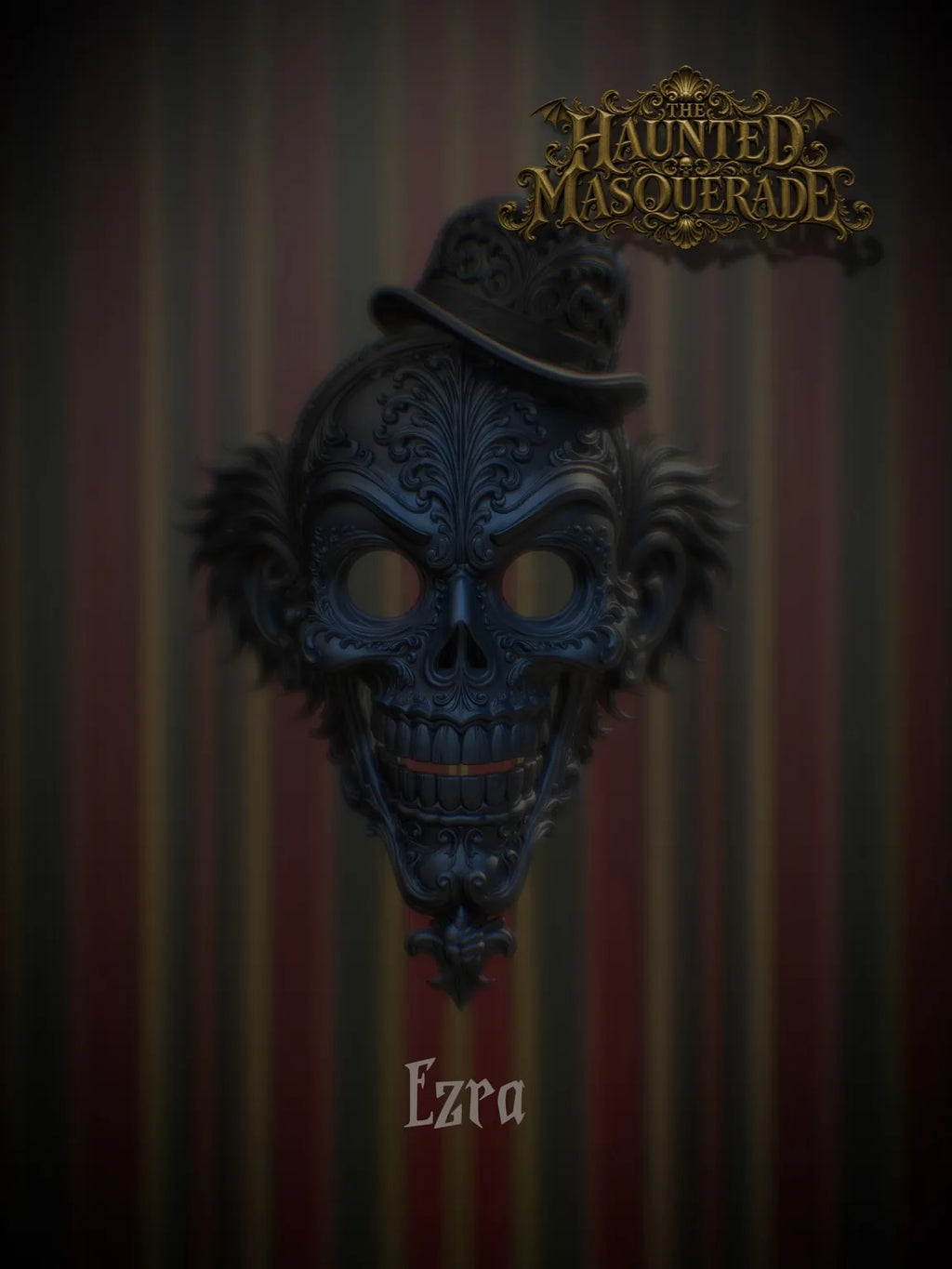 Ezra - The Haunted Masquerade sculptural mask by Topher Adam