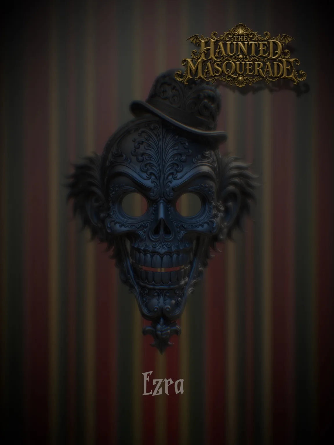 Ezra - The Haunted Masquerade sculptural mask by Topher Adam