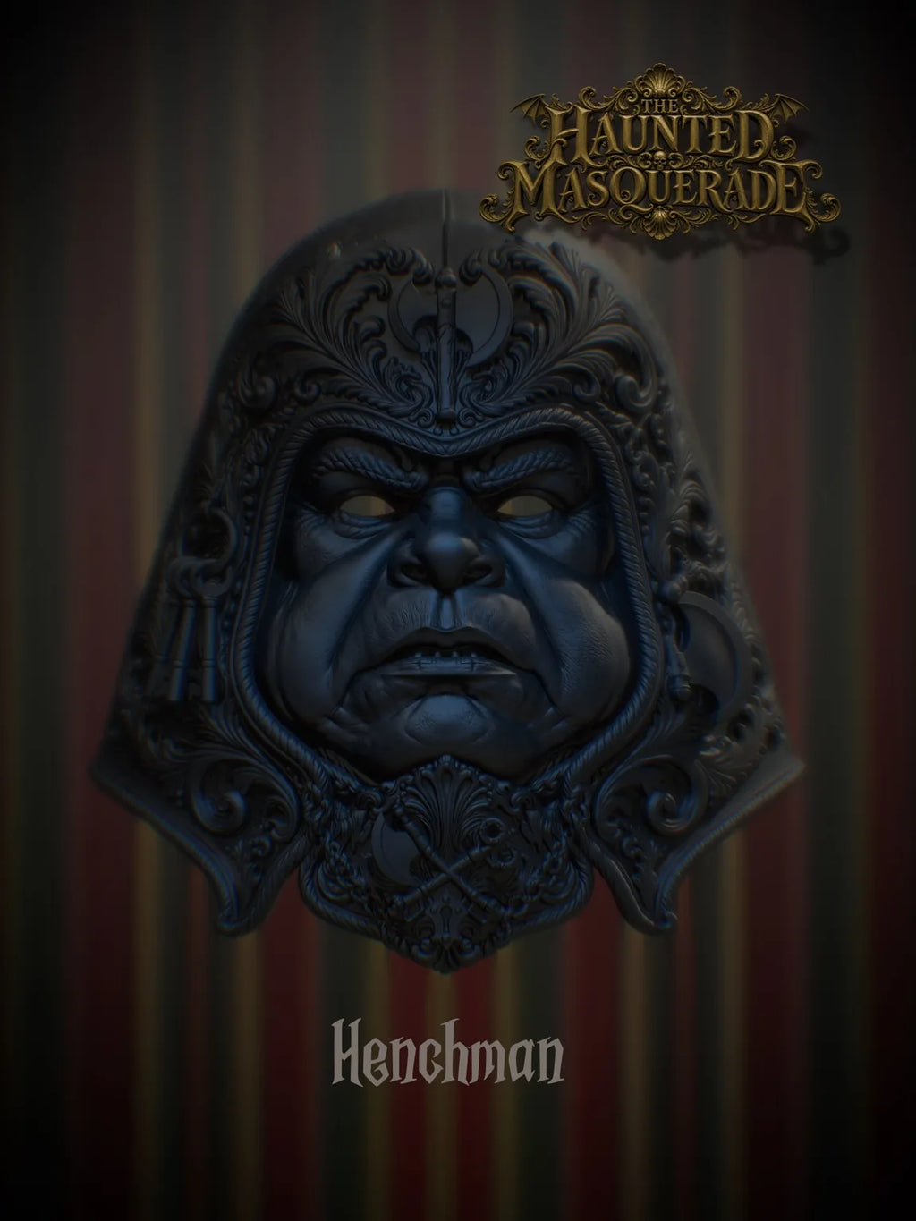 Henchman - The Haunted Masquerade sculptural mask by Topher Adam